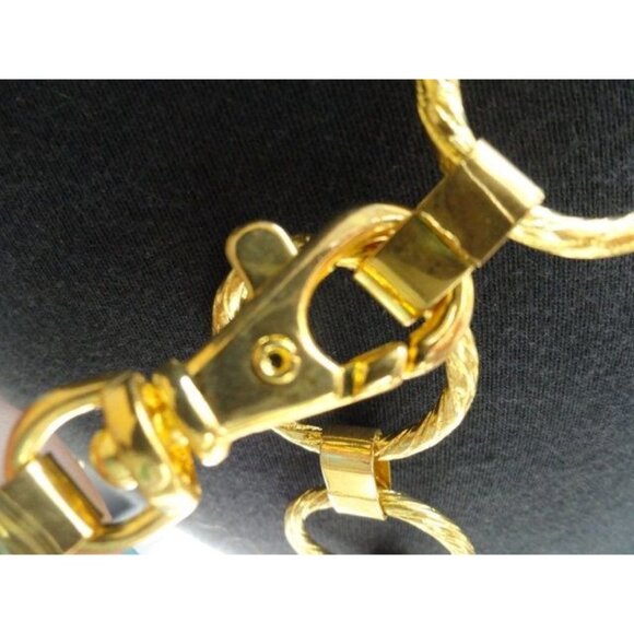Vintage Handmade 1970\'s Gold Tone Textured \